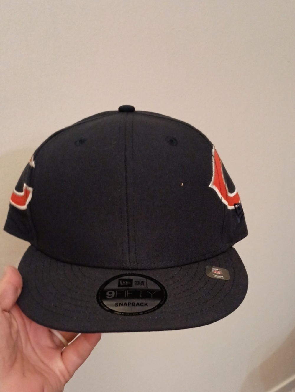New Era Chicago Bears Navy and Orange 9FIFTY Snapback Hat